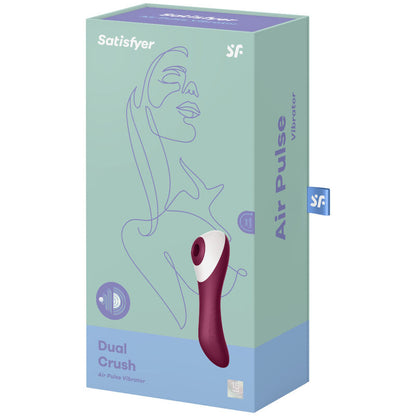 SATISFYER - DUAL CRUSH AIR PULSE VIBRATOR