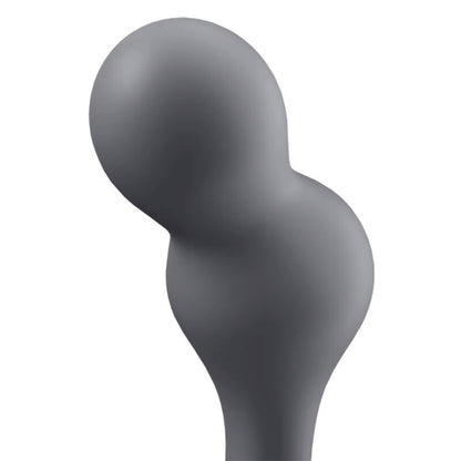 SATISFYER - DEEP DIVER VIBRATING PLUG APP GREY