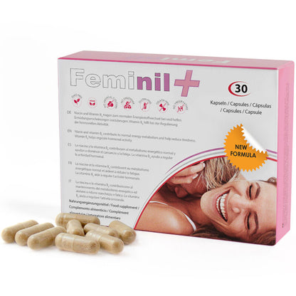 500 COSMETIQUES - FEMINIL+ AMÉLIORATION DE LA LIBIDO SEXUELLE FÉMININE - 30 CAPSULES