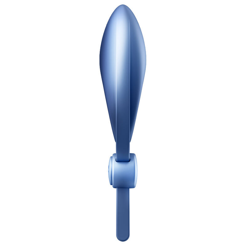 SATISFYER - ANILLO VIBRADOR SNIPER AZUL