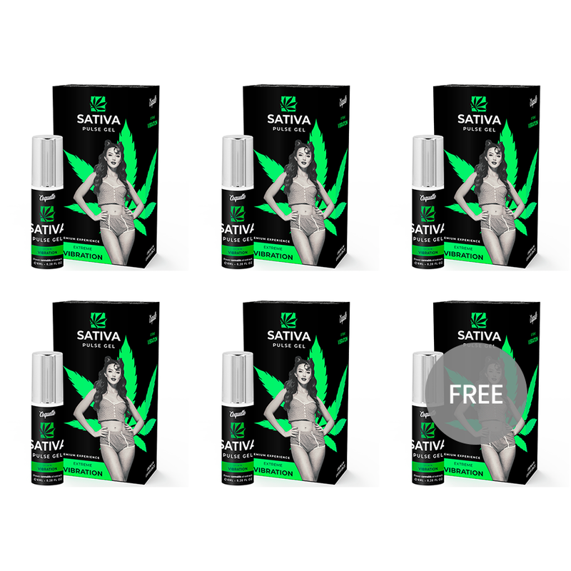 COQUETTE CHIC DESIRE - PULSE GEL SATIVA EXTREME VIBRATION PREMIUM 6ML 5 + 1 GRATUIT