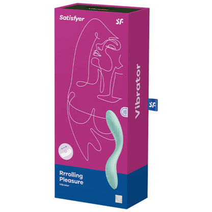 SATISFYER - VIBRATEUR POINT G RRROLLING PLEASURE VERT