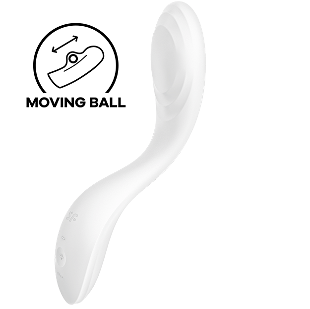 SATISFYER - VIBRATEUR POINT G RRROLLING PLEASURE VERT