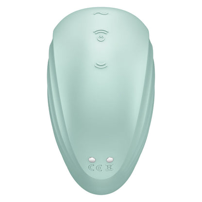 SATISFYER - PEARL DIVER AIR PULSE STIMULATOR & VIBRATOR GREEN