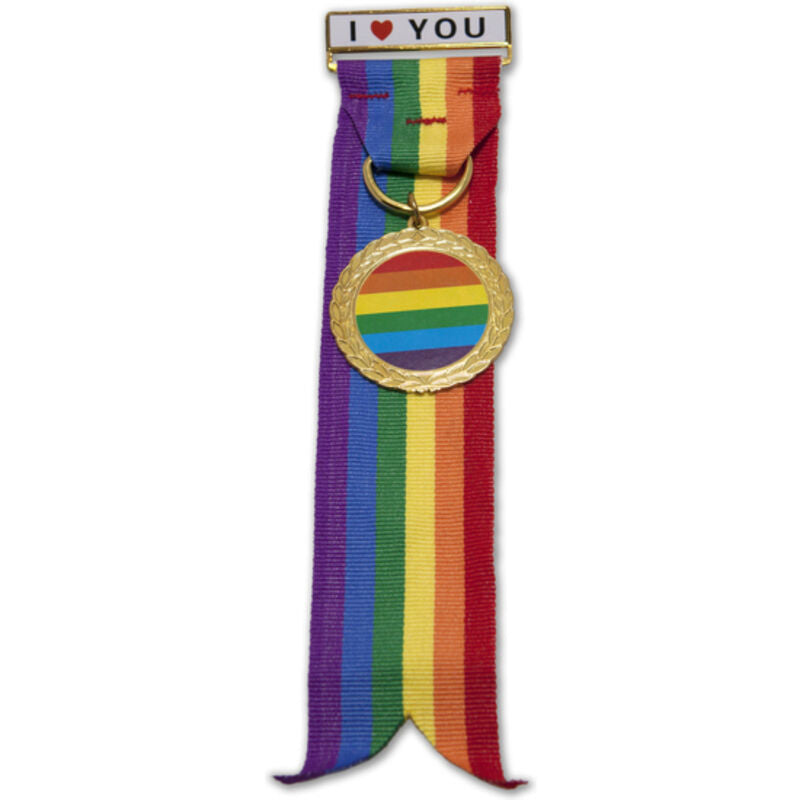 FIERTÉ - BROCHE DRAPEAU LGBT