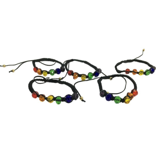 PRIDE - BRACELET DE PERLES DRAPEAU LGBT