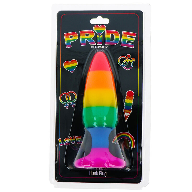 PRIDE - PLUG DRAPEAU LGBT HUNK 10,5 CM