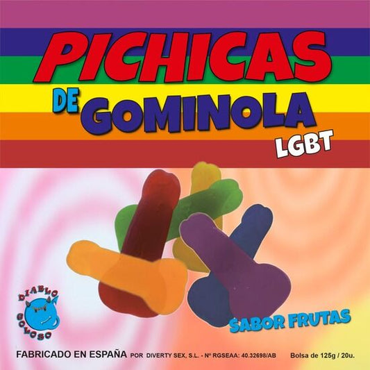 PRIDE - FRUITS GOMMEUX POUR PÉNIS LGBT