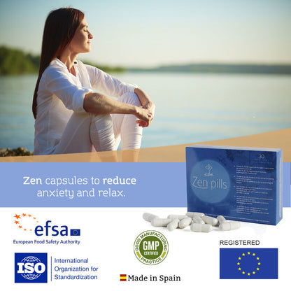 500 CÁPSULAS COSMÉTICAS - ZEN PILLS PARA REDUCIR LA ANSIEDAD