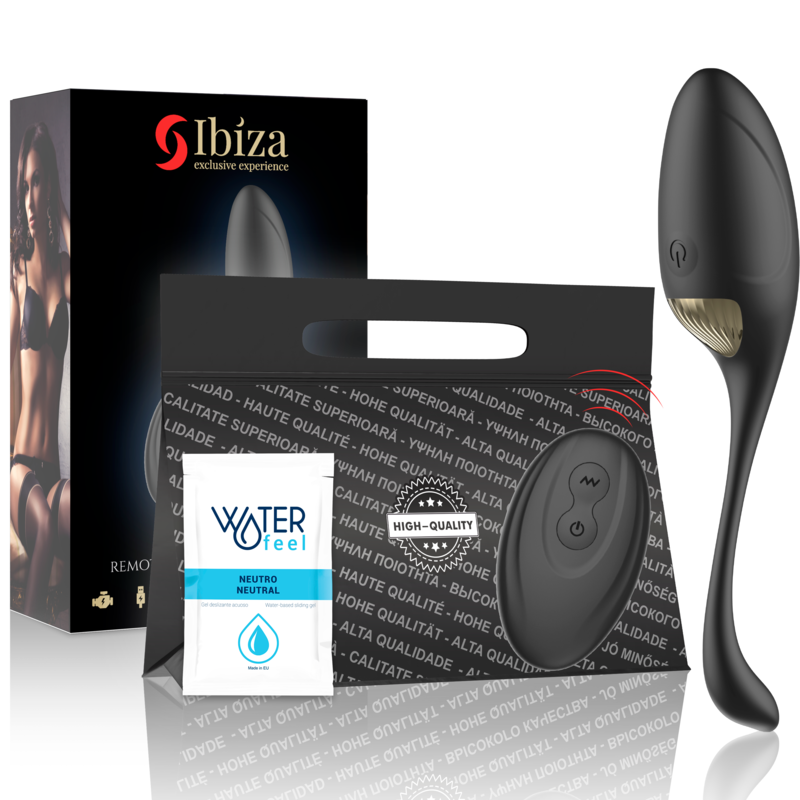 IBIZA - OEUF VIBRATEUR PUISSANT AVEC TÉLÉCOMMANDE