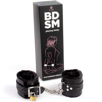 SECRETPLAY - COLLECTION DE MENOTTES DE BONDAGE NOIRES BDSM