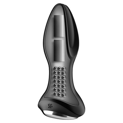 SATISFYER - ROTATOR PLUG 2+ VIBRATING PLUG APP BLACK