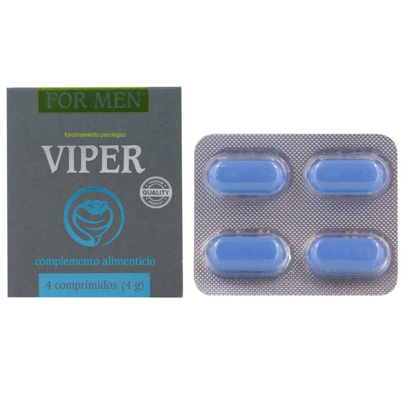 COBECO - VIPER POUR HOMMES 4 COMPRIMÉS