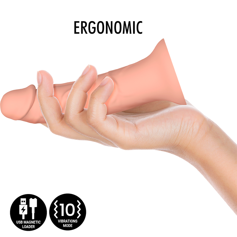 MYTHOLOGIE - ASHER ORIGINAL DILDO S - VIBRATEUR COMPATIBLE AVEC LA TECHNOLOGIE SANS FIL WATCHME