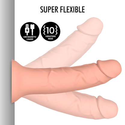 MYTHOLOGIE - ASHER ORIGINAL DILDO S - VIBRATEUR COMPATIBLE AVEC LA TECHNOLOGIE SANS FIL WATCHME