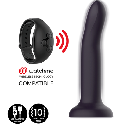 MYTHOLOGIE DUMAN MYSTIC DILDO S - VIBRATEUR WATCHME TECHNOLOGIE SANS FIL COMPATIBLE