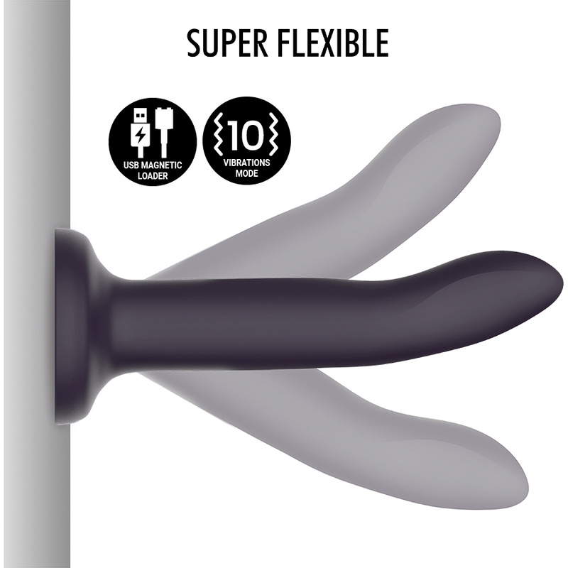 MITOLOGÍA - DUMAN MYSTIC DILDO L - VIBRADOR COMPATIBLE CON LA TECNOLOGÍA INALÁMBRICA WATCHME