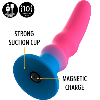 MYTHOLOGIE - KUNO UTOPIA DILDO S - VIBRATEUR COMPATIBLE AVEC LA TECHNOLOGIE SANS FIL WATCHME