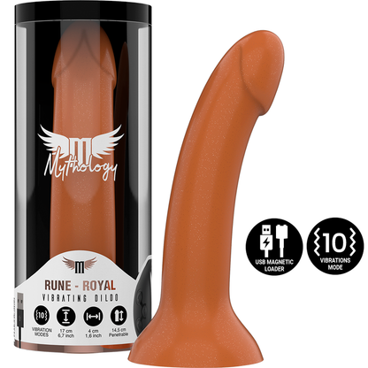 MYTHOLOGY - RUNE ROYAL DILDO M - VIBRATEUR COMPATIBLE AVEC LA TECHNOLOGIE SANS FIL WATCHME