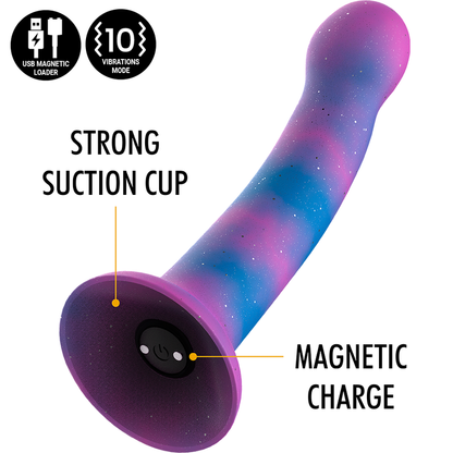 MYTHOLOGIE - DION GALACTIC DILDO S - VIBRATEUR COMPATIBLE AVEC LA TECHNOLOGIE SANS FIL WATCHME