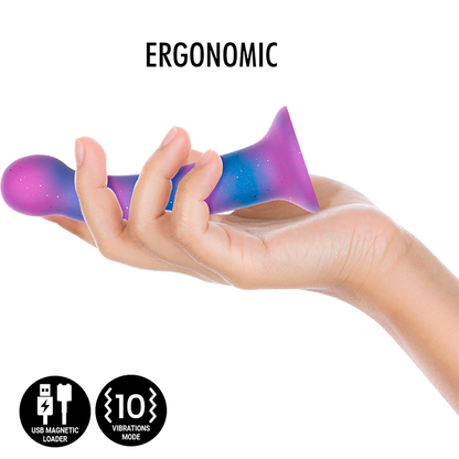 MYTHOLOGIE - DION GALACTIC DILDO S - VIBRATEUR COMPATIBLE AVEC LA TECHNOLOGIE SANS FIL WATCHME