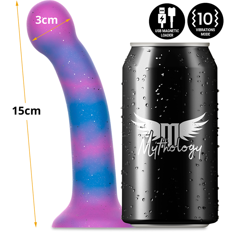 MYTHOLOGIE - DION GALACTIC DILDO S - VIBRATEUR COMPATIBLE AVEC LA TECHNOLOGIE SANS FIL WATCHME