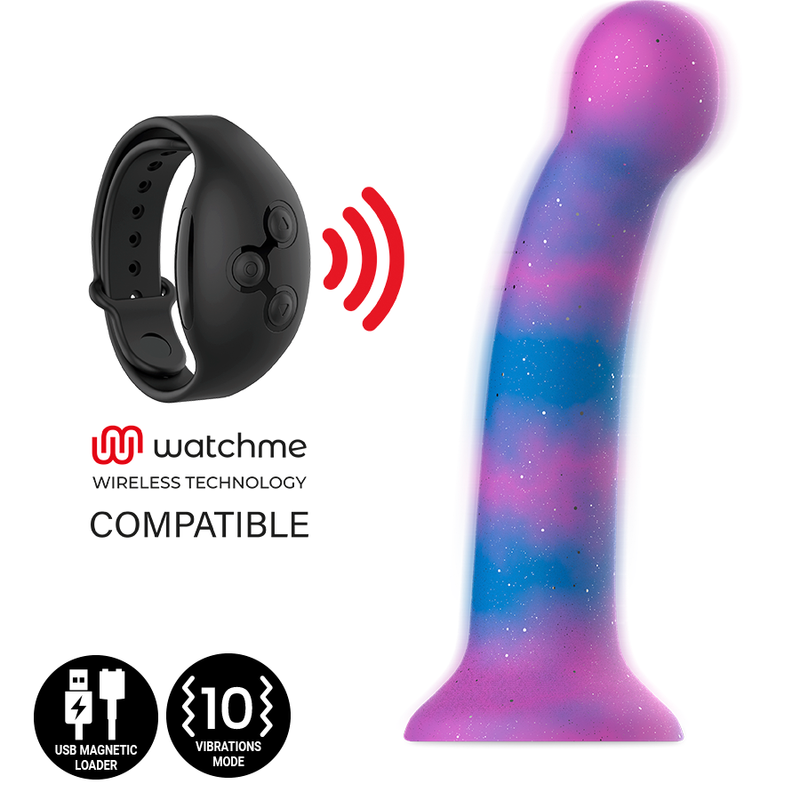 MYTHOLOGIE - DION GALACTIC DILDO S - VIBRATEUR COMPATIBLE AVEC LA TECHNOLOGIE SANS FIL WATCHME