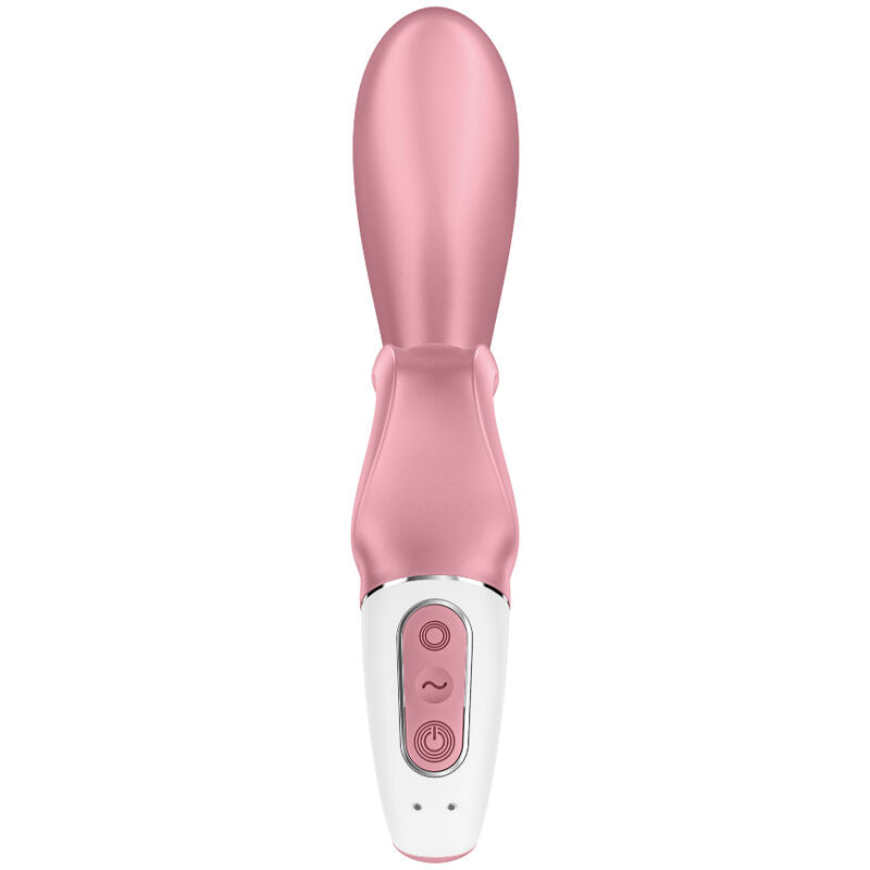 SATISFYER - APPLI VIBRATEUR HUG ME RABBIT ROSE