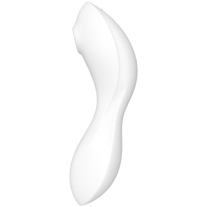 SATISFYER - CURVY TRINITY 5 AIR PULSE STIMULATOR & VIBRATOR APP WHITE