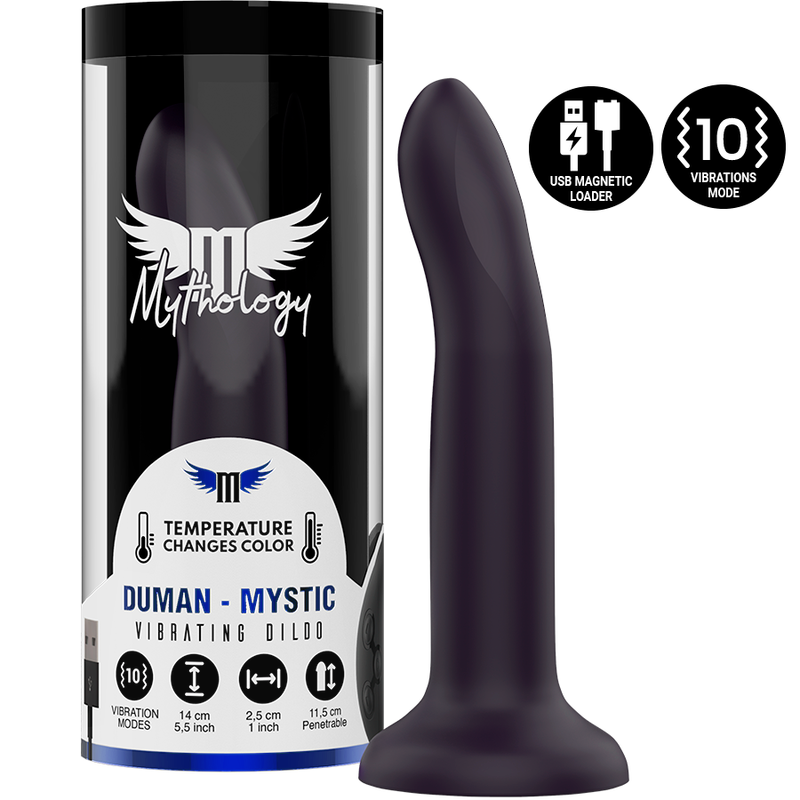 MYTHOLOGIE DUMAN MYSTIC DILDO S - VIBRATEUR WATCHME TECHNOLOGIE SANS FIL COMPATIBLE