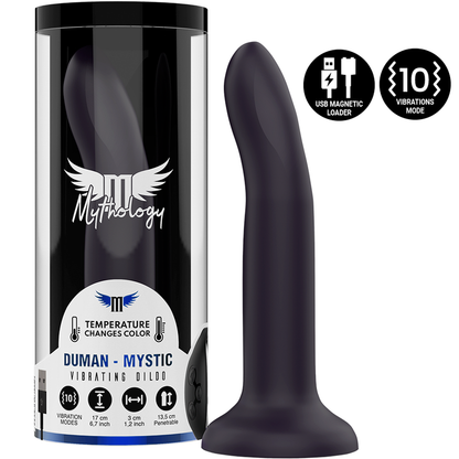 MYTHOLOGIE - DUMAN MYSTIC DILDO M - VIBRATEUR COMPATIBLE AVEC LA TECHNOLOGIE SANS FIL WATCHME