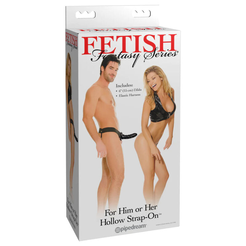 FETISH FANTASY SERIES - SERIES BLACK DREAM HOLLOW STRAP ON