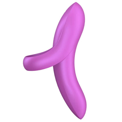 SATISFYER - BOLD LOVER FINGER VIBRATOR WHITE