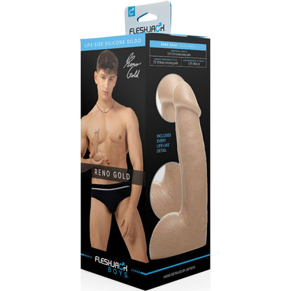 FLESHJACK - GODE RENO GOLD 19 CM