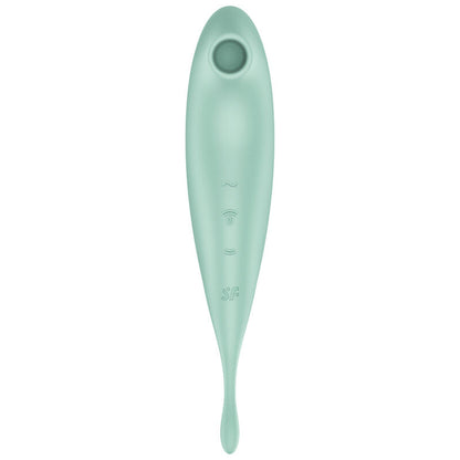 SATISFYER - TWIRLING PRO+ STIMULATEUR ET VIBRATEUR À IMPULSIONS D'AIR APPLICATION ROUGE