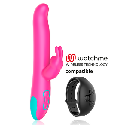 HAPPY LOKY - PLUTO RABBIT VIBRATOR & ROTATOR WATCHME WIRELESS TECHNOLOGY COMPATIBLE