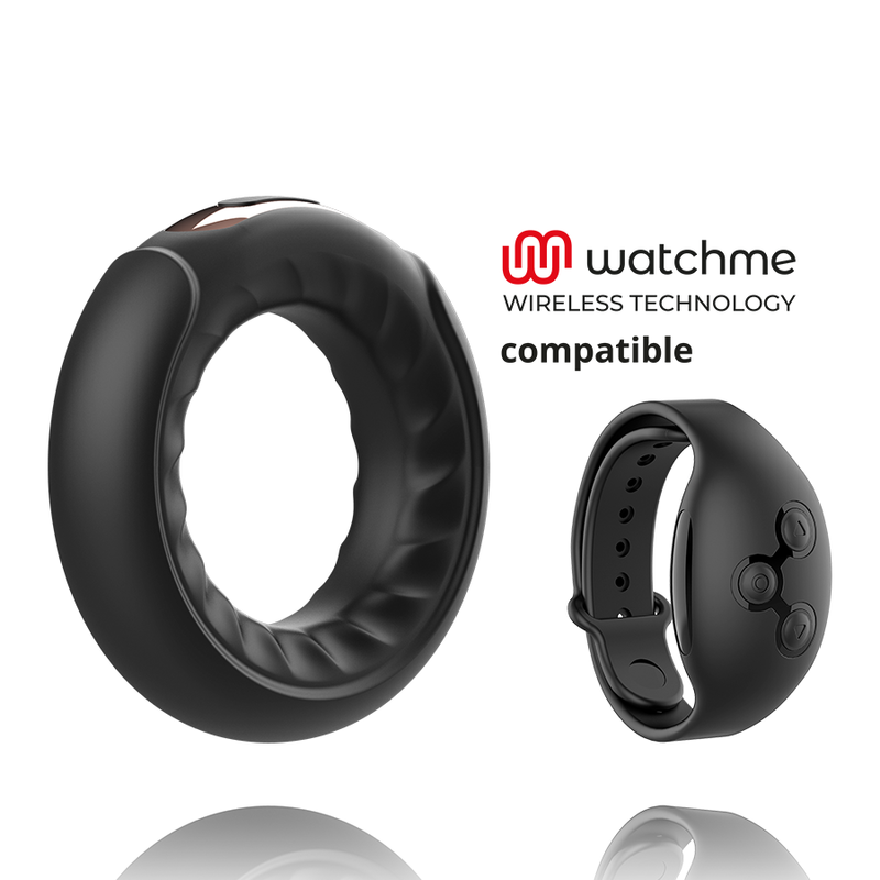 ANBIGUO - BAGUE VIBRANTE ADRIANO COMPATIBLE AVEC LA TECHNOLOGIE SANS FIL WATCHME