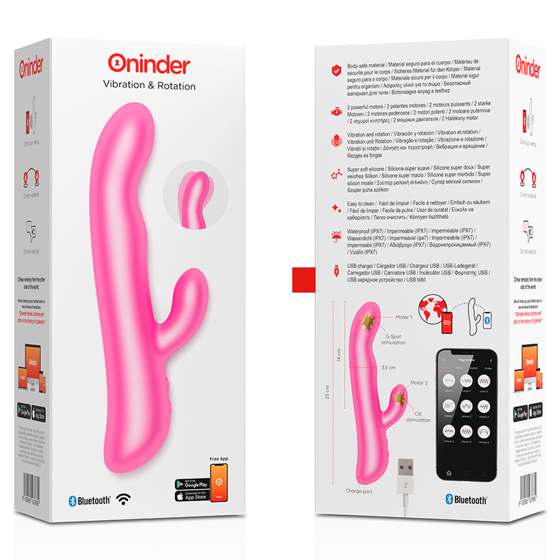 ONINDER - OSLO VIBRATION &amp; ROTATION ROSE - APPLICATION GRATUITE