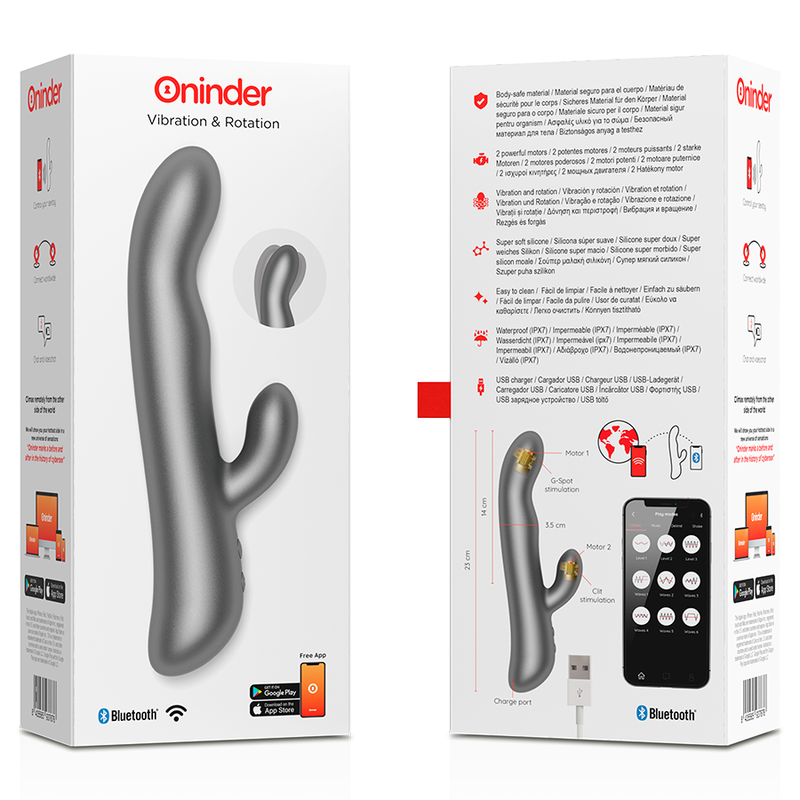 ONINDER - OSLO VIBRATION &amp; ROTATION ROSE - APPLICATION GRATUITE