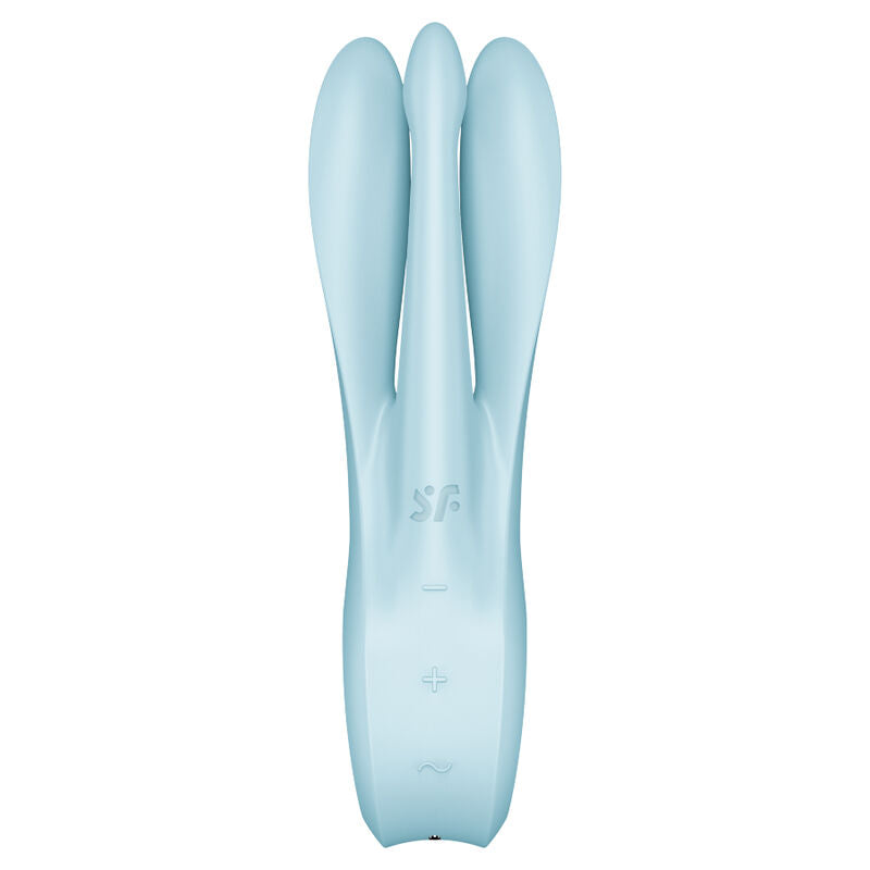 SATISFYER - TRES VIBRADORES AZULES