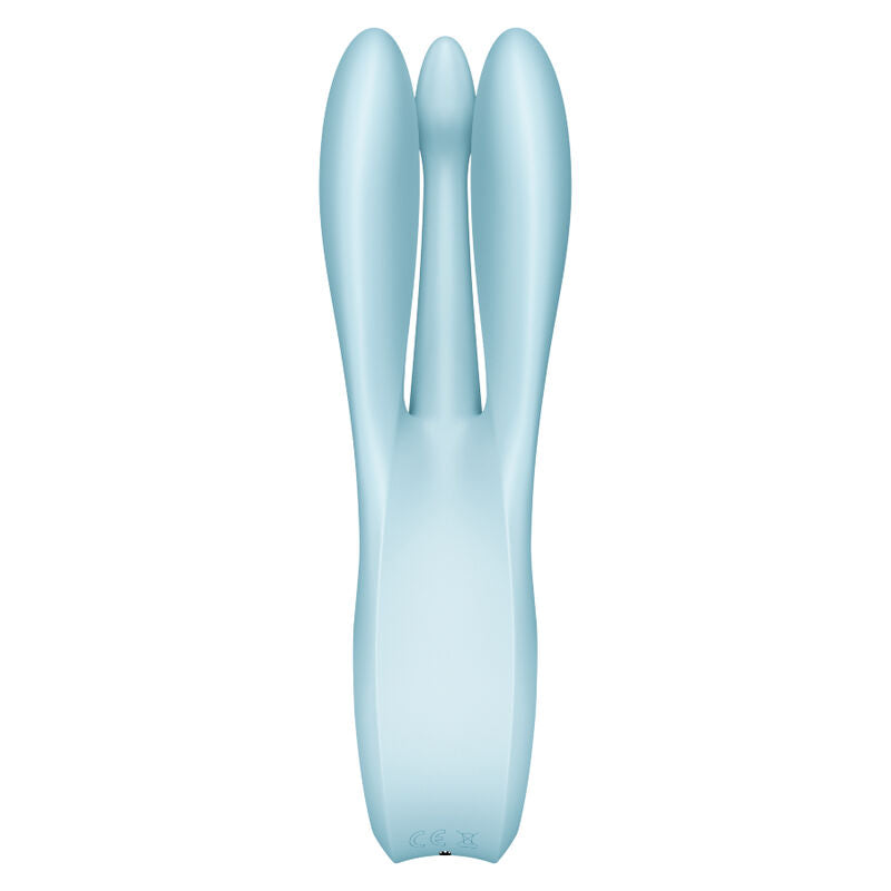 SATISFYER - TRES VIBRADORES AZULES