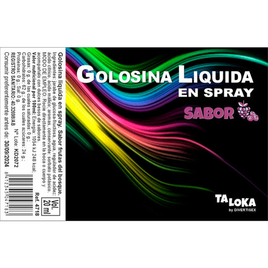 TALOKA - SPRAY DE BONBONS AUX BAIES LIQUIDES