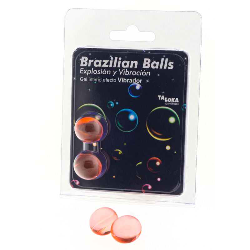 TALOKA - 2 BOULES BRÉSILIENNES EFFET VIBRANT GEL EXCITANT