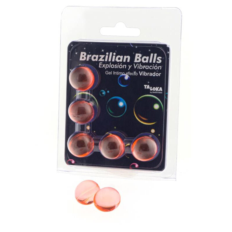 TALOKA - 5 BOULES BRÉSILIENNES EFFET VIBRANT GEL EXCITANT