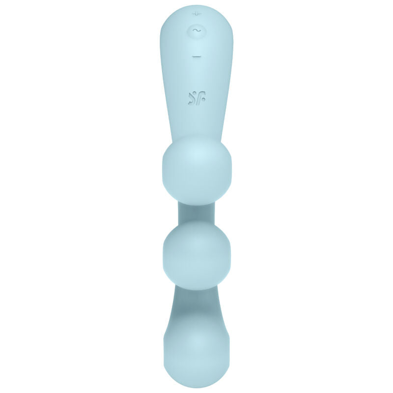 SATISFYER - TRI BALL 2 MULTI VIBRATEUR BLEU