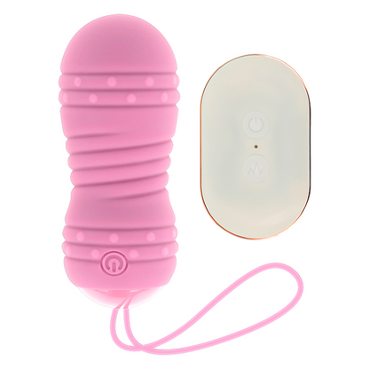 OHMAMA - REMOTE CONTROL EGG 7 MODES ROTATION PINK