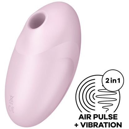 SATISFYER - VULVA LOVER 3 STIMULATEUR ET VIBRATEUR À IMPULSIONS D'AIR NOIR