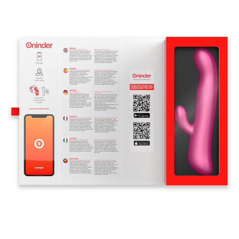 ONINDER - OSLO VIBRATION &amp; ROTATION ROSE - APPLICATION GRATUITE