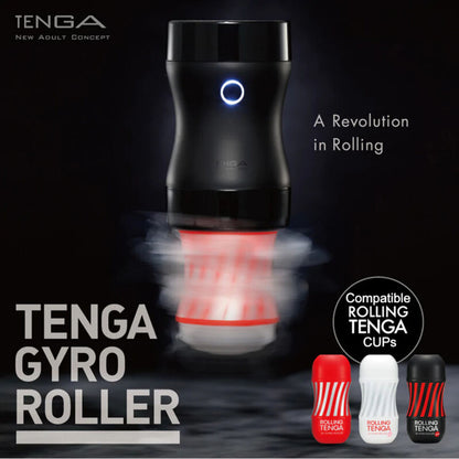 TENGA - MASTURBATEUR GYRO ROLLER CUP PUISSANT