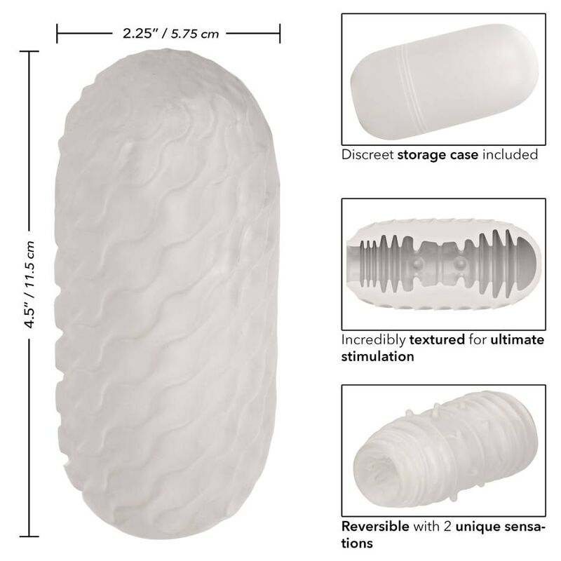 CALEXOTICS - REVERSIBLE RIBBED STROKER